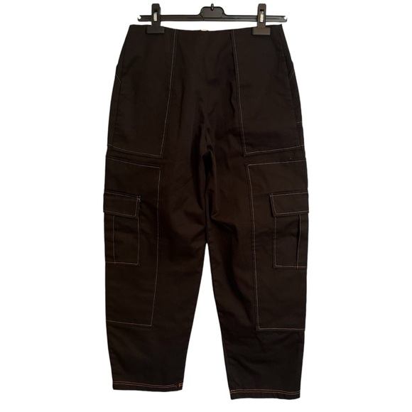 The Ragged Priest Y2K Baggy Cargo Pants Sz S Contrast Stitching Mall Goth Emo - Picture 2 of 16